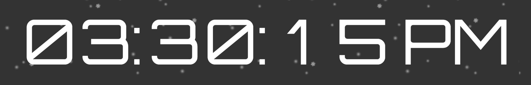 digital clock
